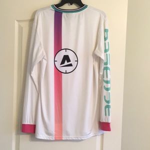 AllSense Long Sleeve Polyester Knit TShirt Size XXL